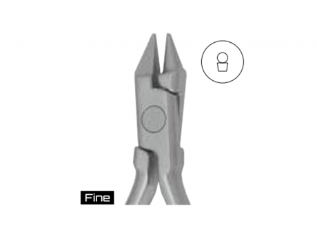 Щипцы Твида торковые Fine клювовидные c удлиненными ручками (YDM)